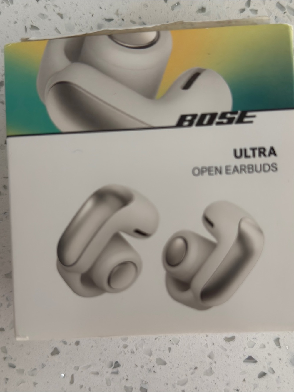 Bose Ultra Open Earbuds - White with Silver Accents